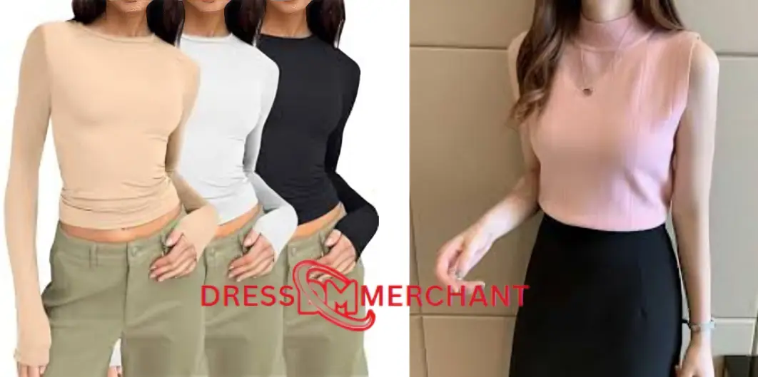 Lightweight Knit Blouses For Layering
