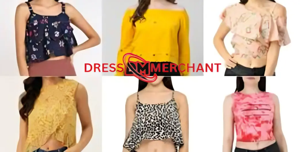 Ribbed Knit Crop Tops For Women