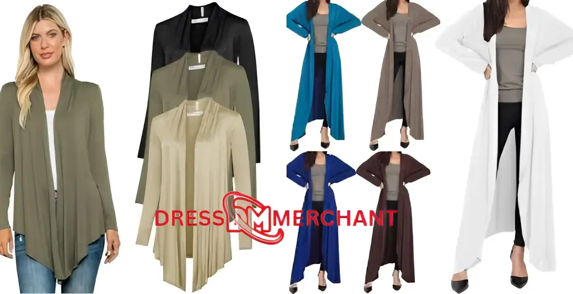 Long Open Front Cardigans For Women