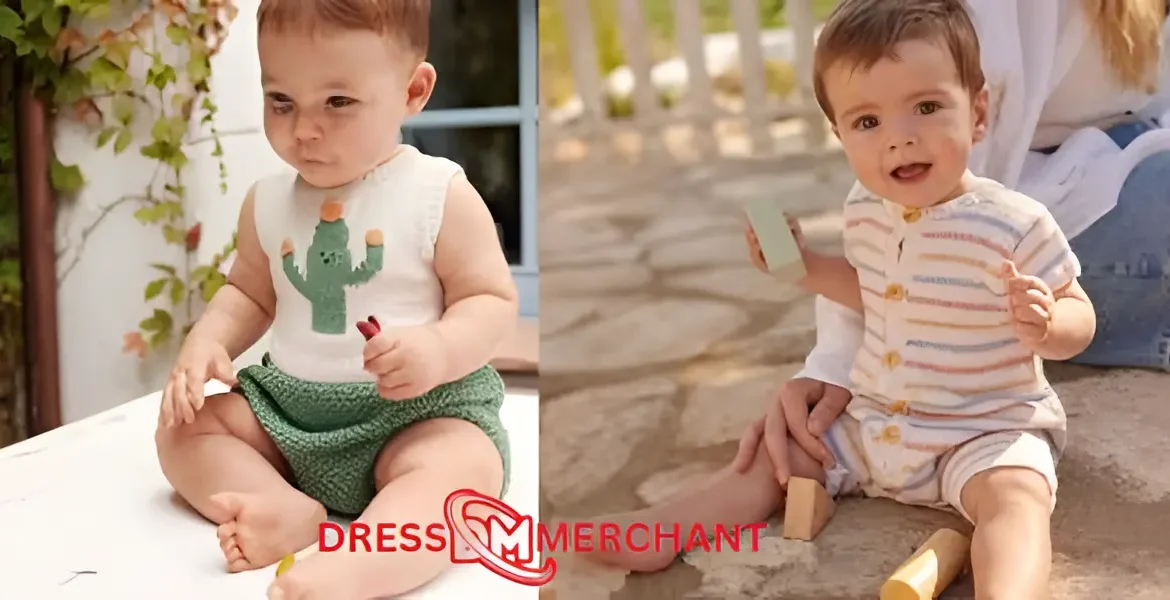 Soft Knit Baby Rompers For Summer