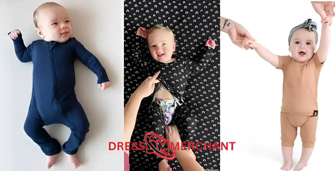 Zippered Baby Rompers For Easy Diaper Changes