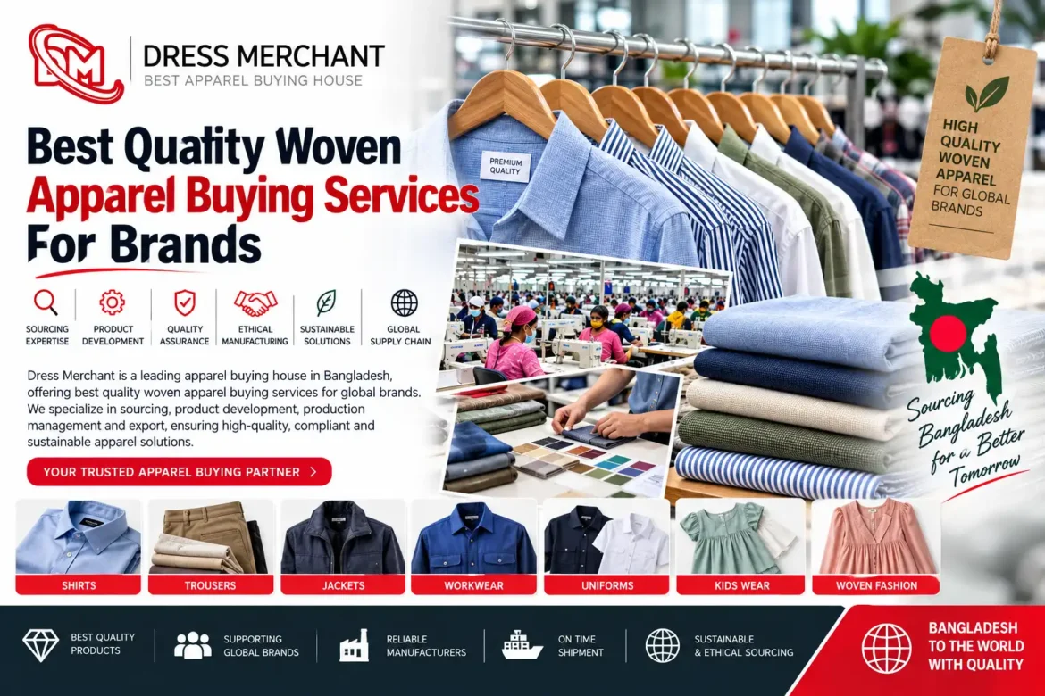 Best Quality Woven Apparel Buying Services For Brands