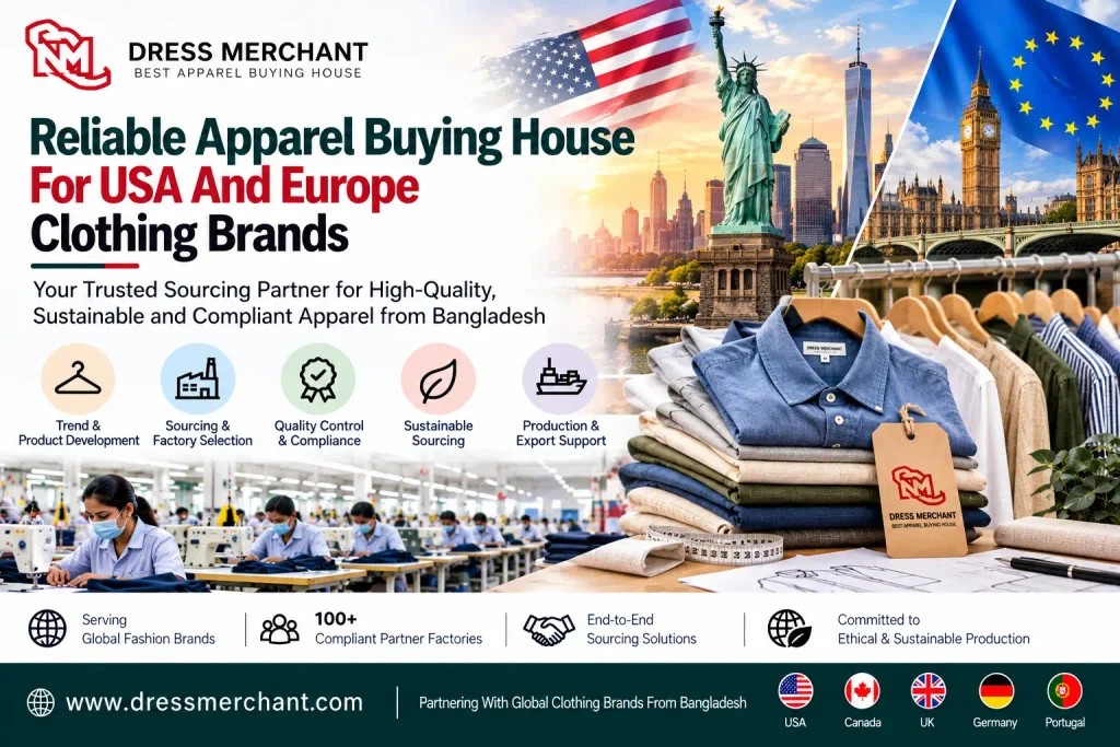 Reliable Apparel Buying House For USA And Europe Clothing Brands